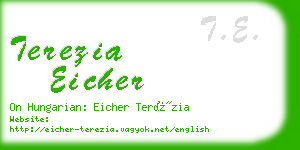 terezia eicher business card
